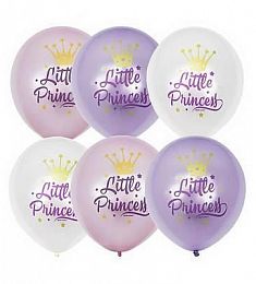 Шар латексный - Little princess (перламутр) - 12"