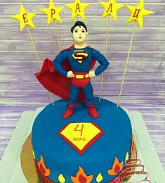 Торт "Супермен"