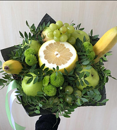 Букет из фруктов и цветов "Фреш"