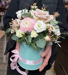 Букет в коробке "Дыхание любви"