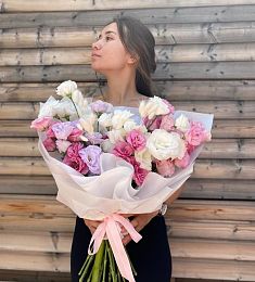 Букет "Jubilation" из Лизиантусов