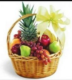 Подарочная корзина №23 с тропическими фруктами